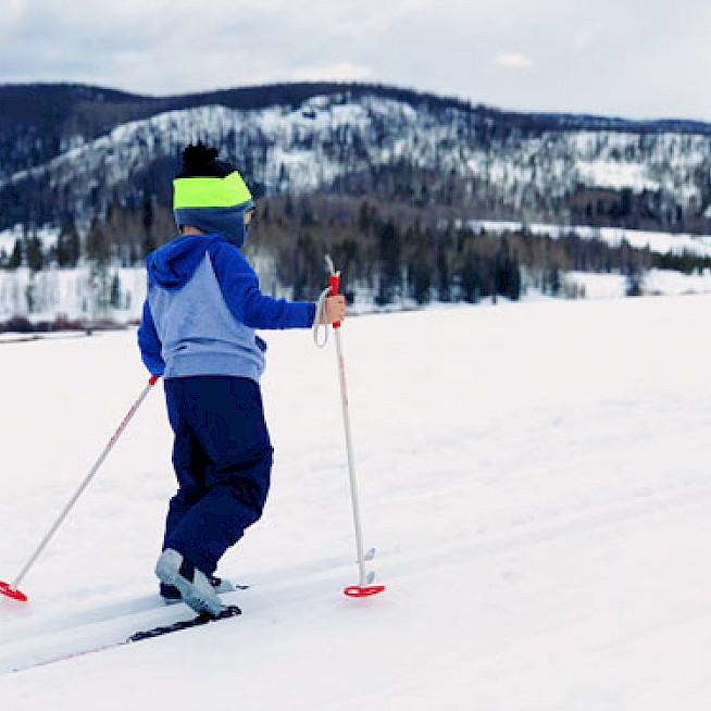 Ski school for children