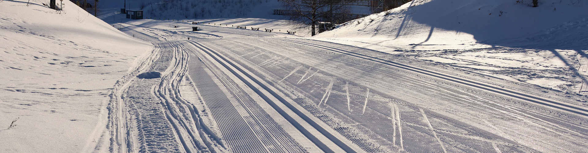 First snow slope